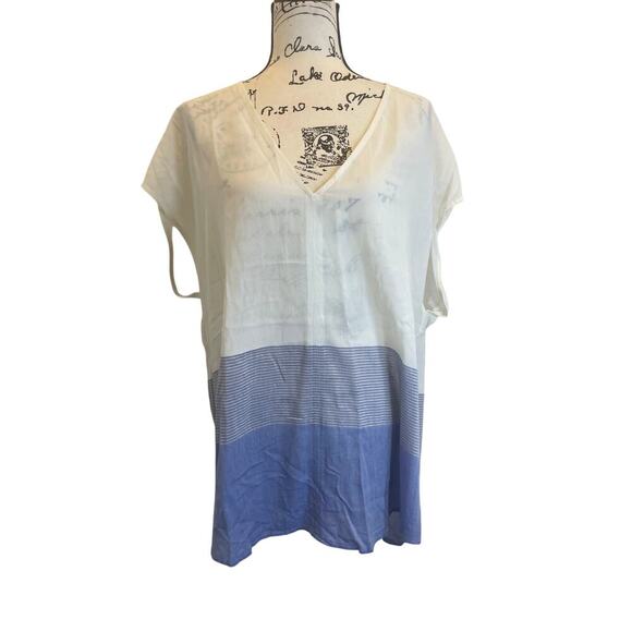 NEW J.CREW DOLMAN TUNIC SHIRT SZ XL RELAXED FIT COASTAL CHIC - Picture 10 of 15